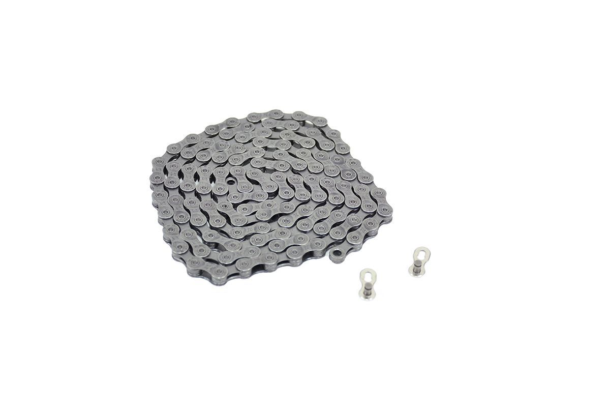 Цепь Z9 KMC 1/2"x11/128" 118 звеньев, для 9 скор., с замком CL566R без упаковки Цепь Z9 KMC 1/2"x11/128" 118 звеньев, для 9 скор., с замком CL566R без упаковки