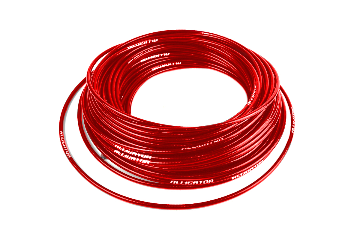 Оплетка торм.троса LY-22030rd, упак.30м.red Оплетка торм.троса LY-22030rd, упак.30м.red