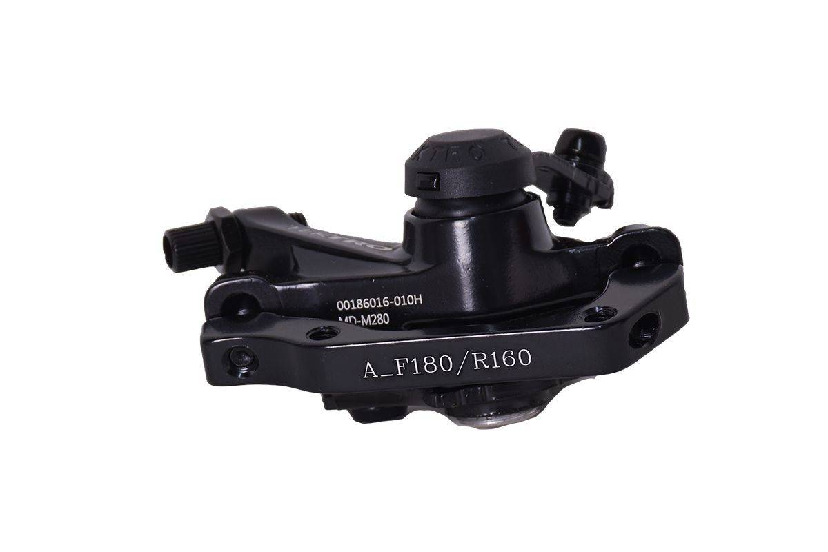 Тормоз дисковый механический задний TEKTRO MD-M280R,без ротора,черный Тормоз дисковый механический задний TEKTRO MD-M280R,без ротора,черный